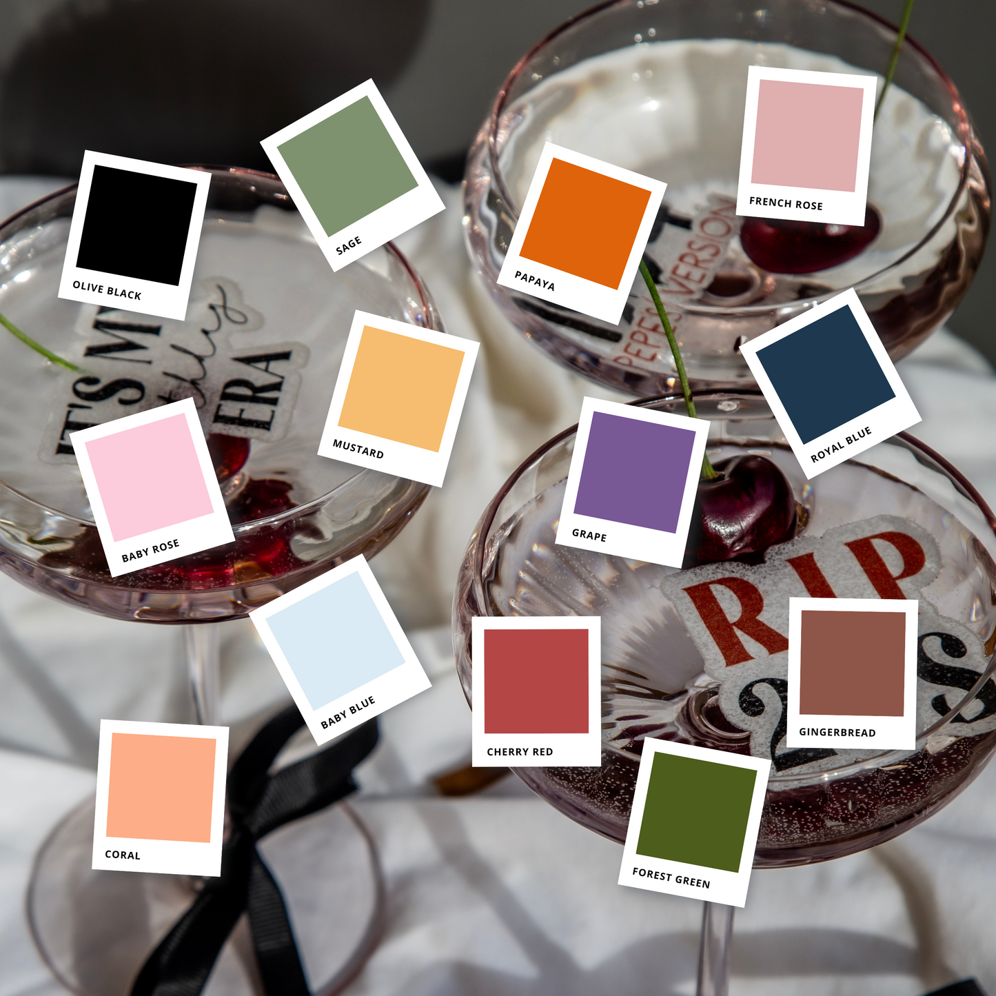 Gender Reveal Cocktail Toppers - It's a boy