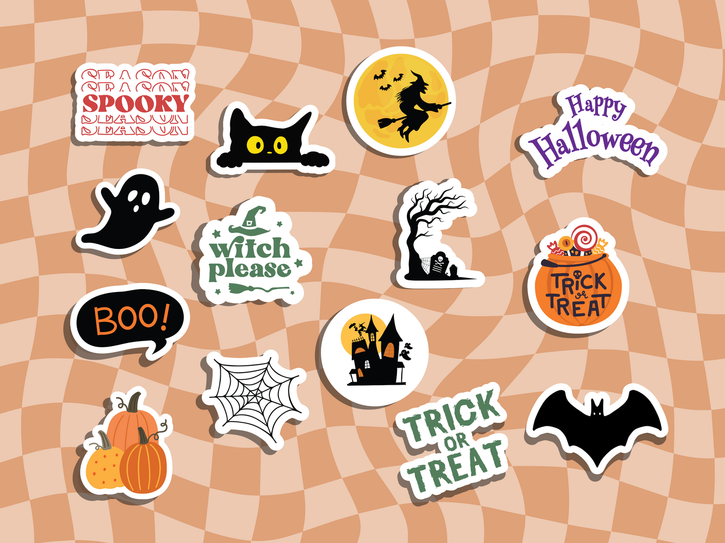 Halloween Cocktail Toppers - Assorted