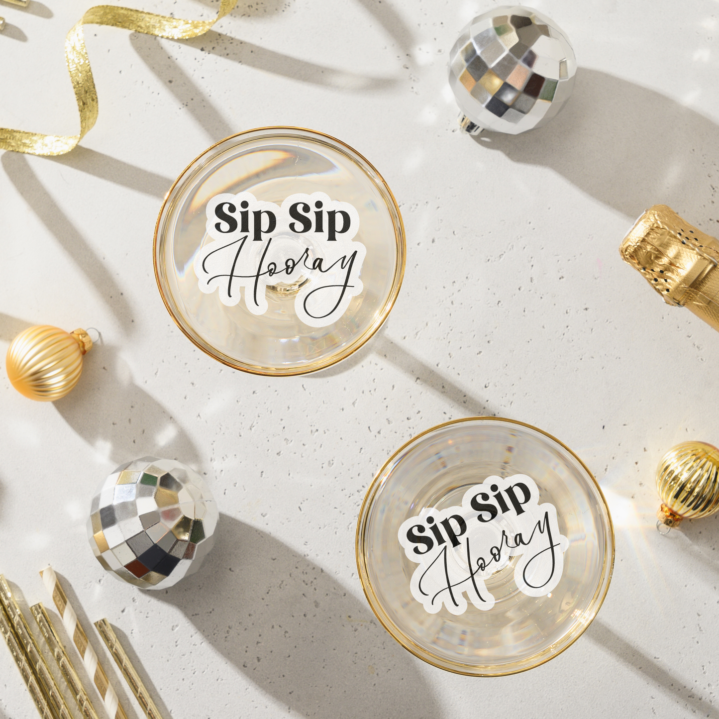 New Year's Edible Toppers - 5 Pack Bundle