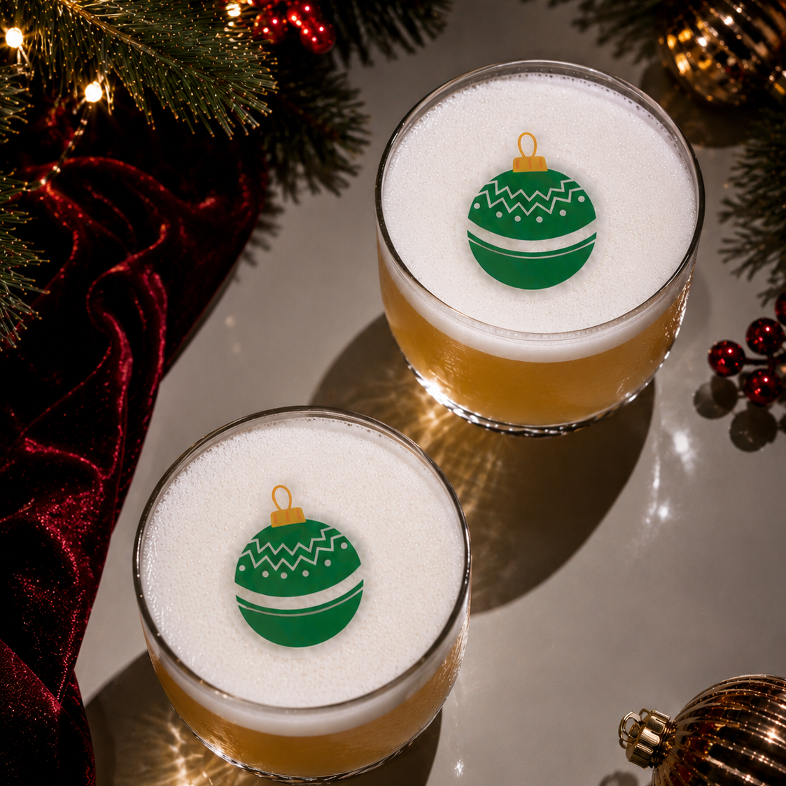 Christmas Assorted Pack | Edible Cocktail Toppers