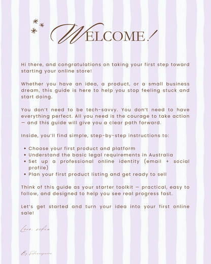 Start Selling Online