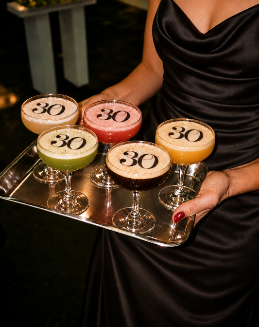 Numerical B-day | Edible Cocktail Toppers