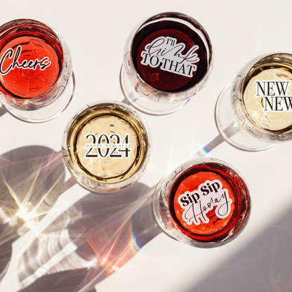 New Year's Cocktail Toppers - Assorted