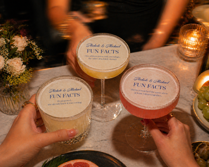 Fun Facts Edible Cocktail Toppers