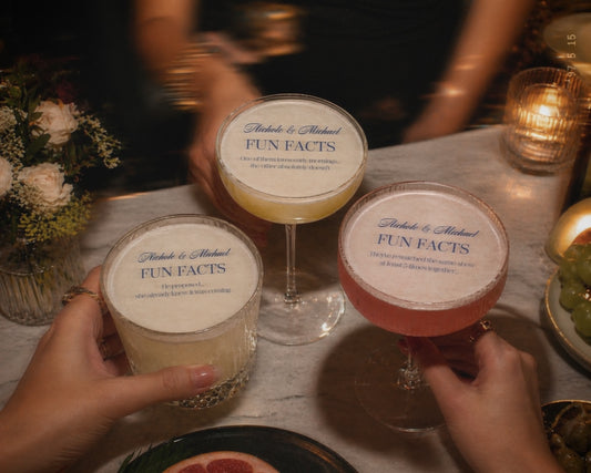 Fun Facts Edible Cocktail Toppers