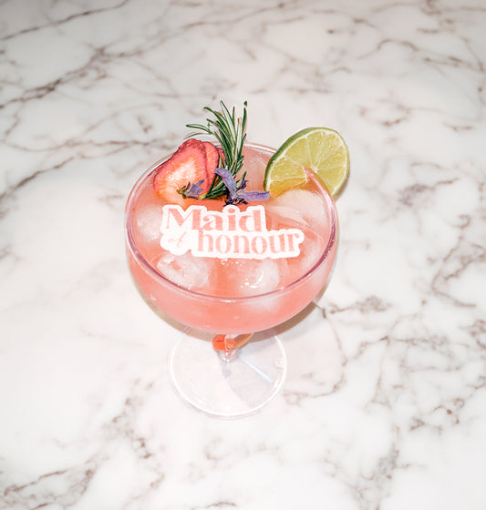 Bachelorette Cocktail Toppers - Maid of Honour