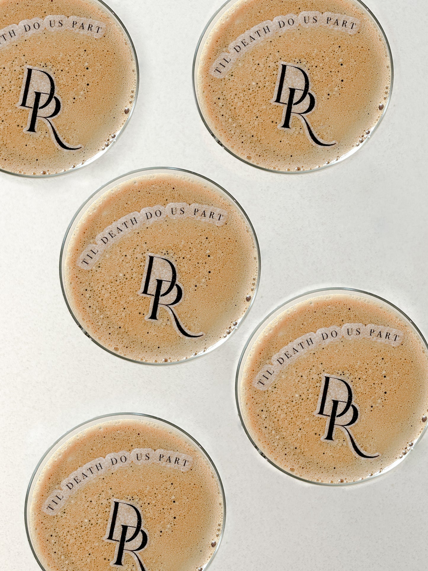 Wedding Cocktail Toppers -  Do us part