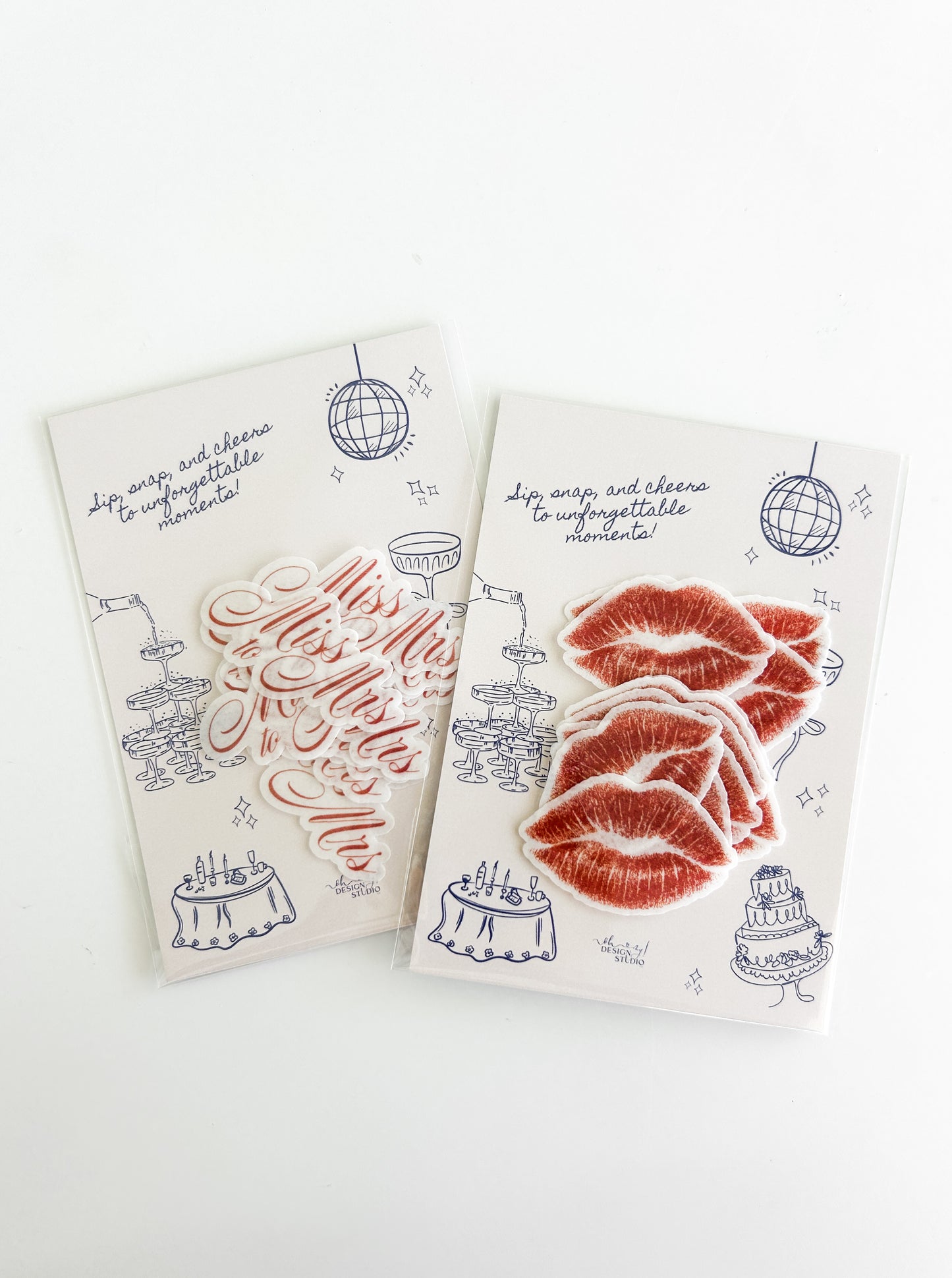 Bachelorette Cocktail Toppers - Miss to Mrs