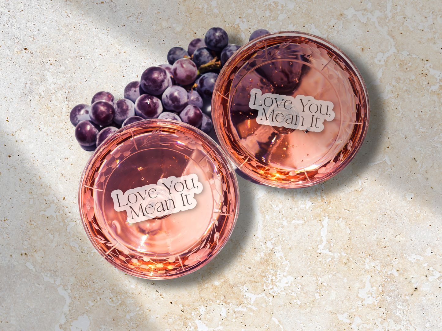 Galentines Cocktail Toppers - Love you Mean It