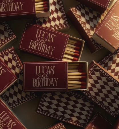 Custom Match Boxes