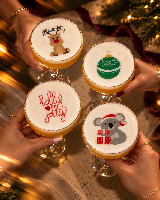 Christmas Assorted Pack | Edible Cocktail Toppers