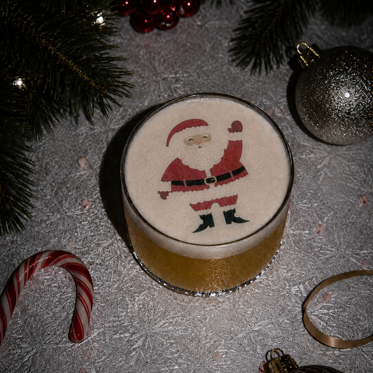 Santa | Edible Cocktail Toppers