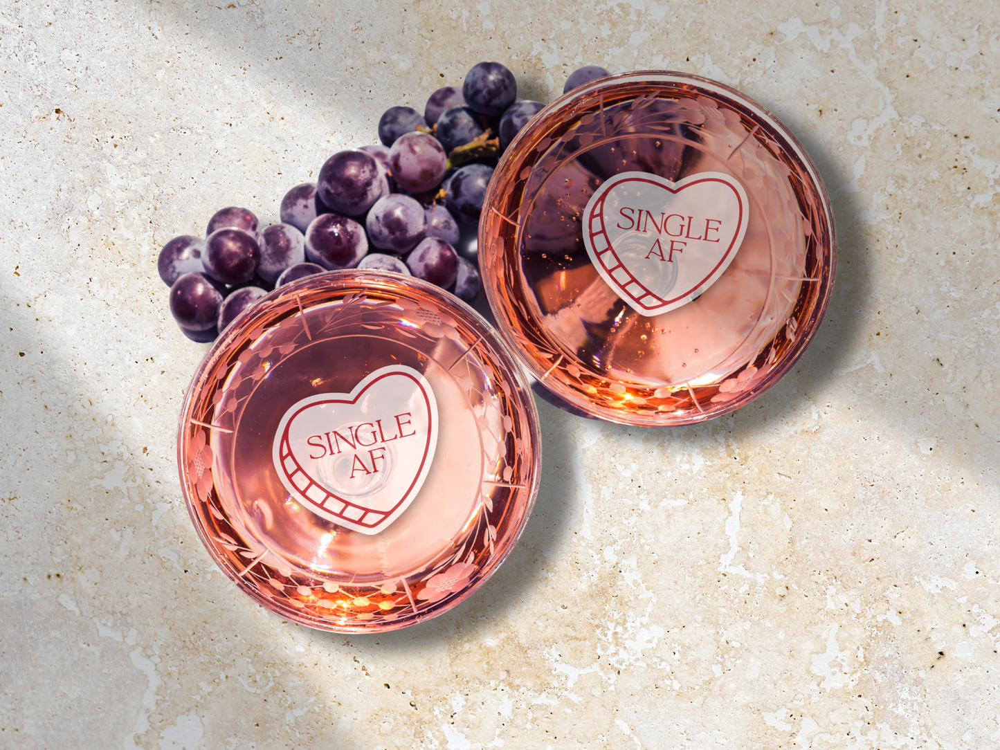 Galentines Cocktail Toppers - Single AF