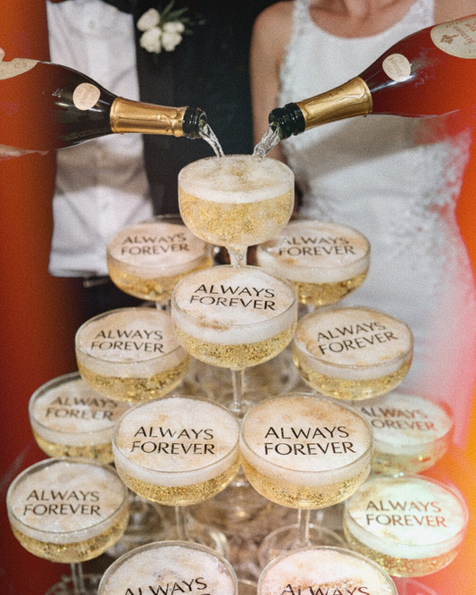 Wedding Cocktail Toppers - Always & Forever