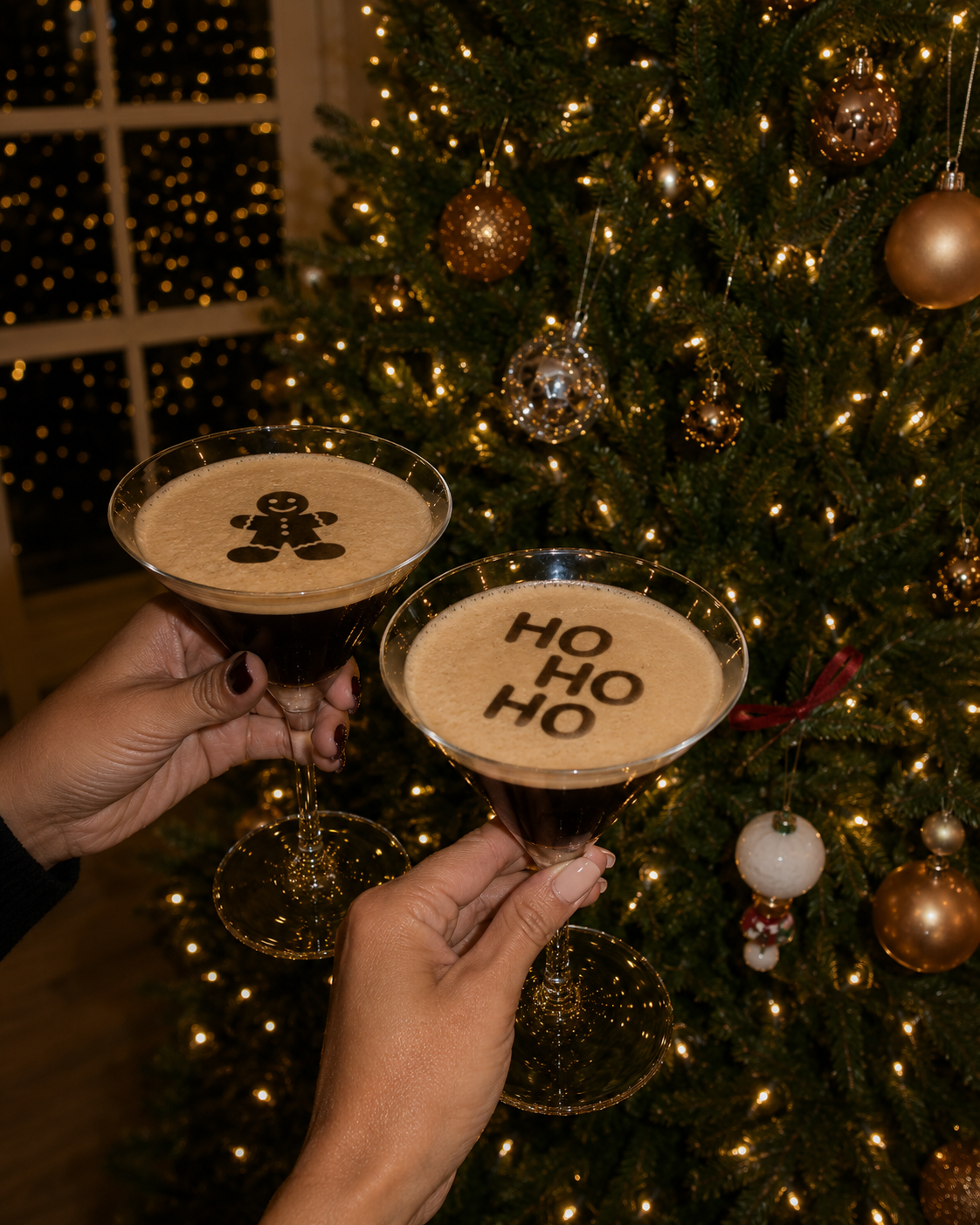 HO HO HO | Edible Cocktail Toppers