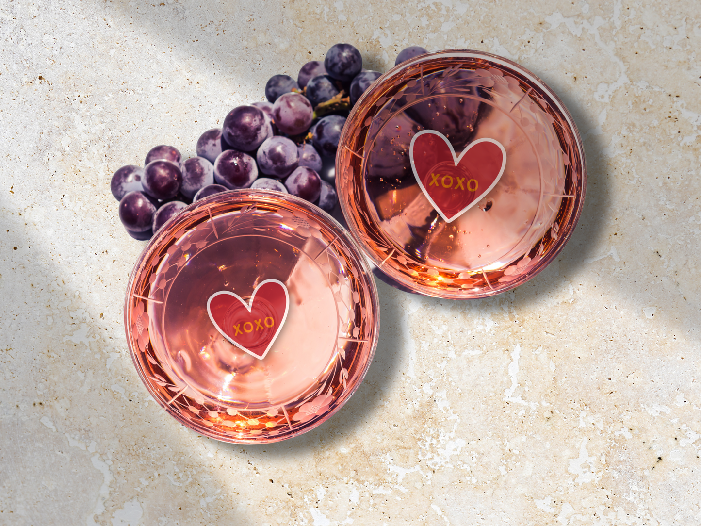 Galentines Cocktail Toppers - XOXO